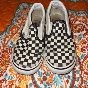Size 10 Checkerboard Vans
